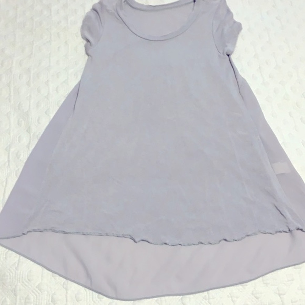 Lightweight silky/ knit shirt